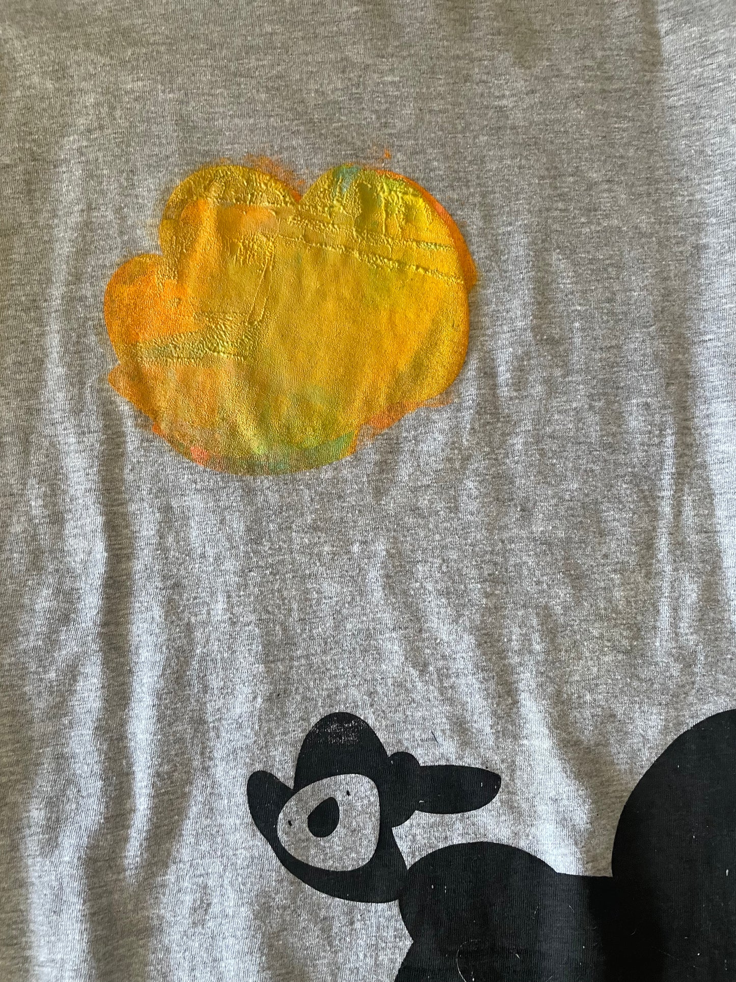 Grey Orange Cloud