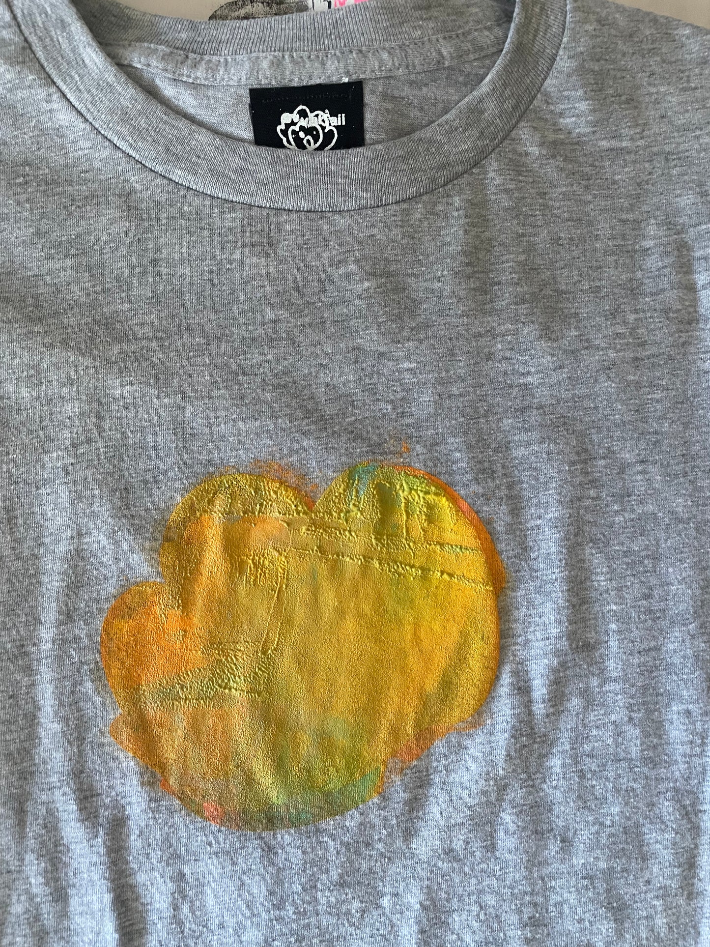 Grey Orange Cloud
