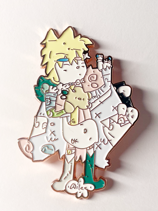 𝙰𝚒𝚕𝚎𝚎 - 𝚂𝚙𝚘𝚘𝚔𝚢 𝚁𝚘𝚜𝚎 𝙶𝚘𝚕𝚍  Soft Enamel Pin